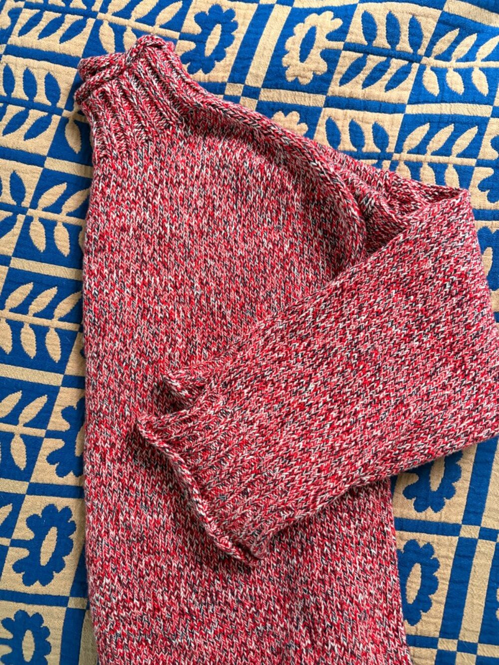 J.Crew Rollneck Sweater 2025 Red Marle - Picture 2 of 7